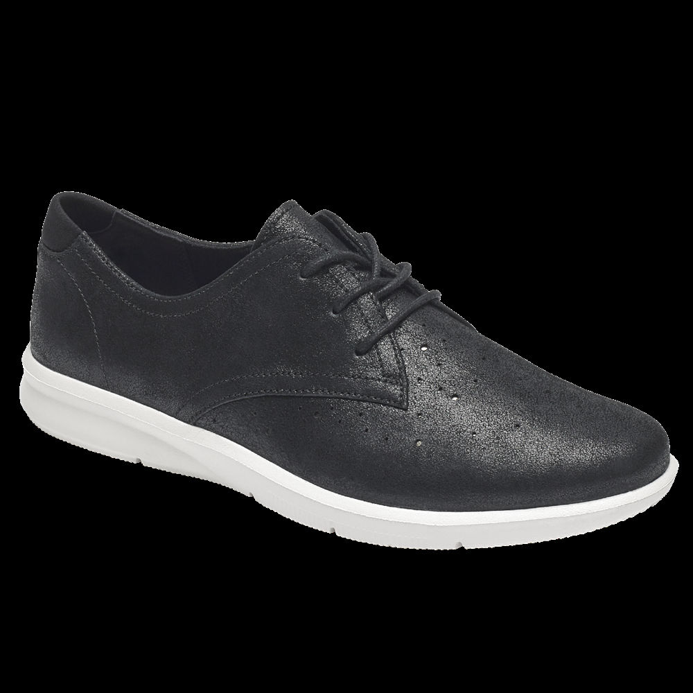 Rockport Oxfords Dame Svart - Ayva - GFEM92534